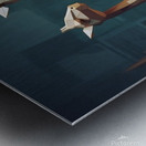 Giraffe Low Poly Art Wall Decor  Metal print