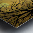 Dusk Solitude On Gold 24 4637 Metal print