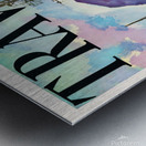 Navy Travel Poster Metal print