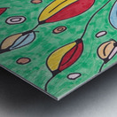 Abstract Bright Neurographic Art  Metal print