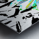 Abstract Vibrant Daisy Metal print