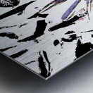 Abstract Large Blooming Daisy  Metal print