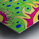 Abstract Sunflowers Metal print