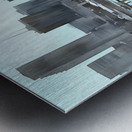 1980s miami cityscape art Metal print