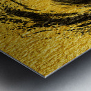 Aurora Surge - Abstract Wave Metal print