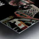 1987 hakeem olajuwon houston rockets Metal print