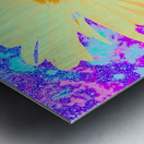 Abstract Pastel Daisy Metal print