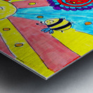 Abstract Doodle Nature Metal print