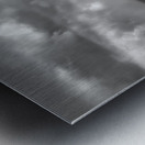 Lake Tahoe Storm Drama Silhouette Metal print