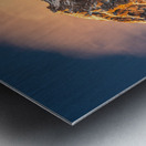 The Majestic Ortler Mountain in the European Alps during Beautiful Sunrise Metal print