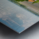 Famous Treppenviertel in Hamburg Blankenese at the Elbe River Metal print