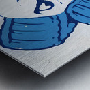 vintage 1950s rameses north carolina art Metal print