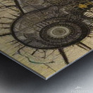 Steampunk art Metal print