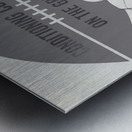 conditioning counts on the gridiron  Metal print