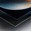 An Epic Discovery On The Dedelson Ice Planet Captivating AI Concept Art by Xzendor7 Metal print