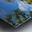 The Winding Autumnal Road in the Scottish Highlands Metal print