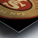 1970s San Francisco 49ers Helmet Art Metal print