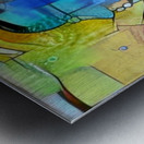 Stained Glass Muse Metal print