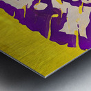 1954 LSU Football Ticket Art Remix Metal print