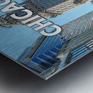 Chicago Illinois12 Metal print