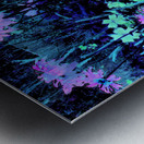 Impressionistic Vibrant Multitude of Daises Metal print