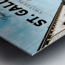 St. Gallen Switzerland Travel Print Metal print