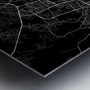 Yerevan Armenia City Map Print Metal print