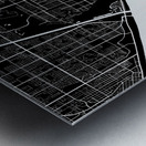 Newport Beach California City Map Print Metal print