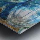 Blue and Green Glassware Prop Glass X101 Metal print