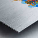 Portugal Skyline Print Metal print