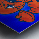 vintage florida gator quarterback art Metal print