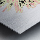 Abstract Vibrant Daisy Bloom Metal print