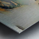 Misty Landscape: Fragmented Vista Metal print