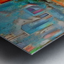 together through colours Metal print