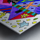 Abstract Doodle Art Fun Metal print