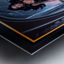 Dont Be Fooled By Her Elegance Shes A Mad Scientist Mesmerizing AI Concept Art by Xzendor7 Metal print