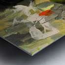 Subtle in Green Metal print