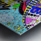 Abstract Doodle Art Creativity Metal print