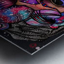 She Dreams in Colour Metal print