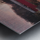 Covered Bridge Sunrise from Wehrs Dam Metal print