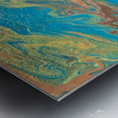 Teal Delight Metal print