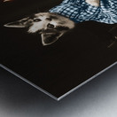 Vintage kittens birthday Metal print