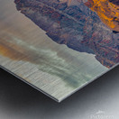 Golden Autumn Peaks Metal print
