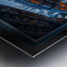 The Galactic Travel Hub Known As The Pellerine Space Port Amazing AI Concept Art by Xzendor7 Metal print