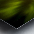 Northern Lights Blast Metal print