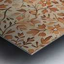 1902 leaves Metal print