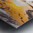 Yellowstone hot spring nature abstract Metal print