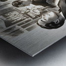 Thirties Loungin Metal print