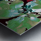 Abstract Vibrant Leaves  Metal print