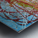 flow Metal print